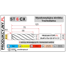 Frez trochoidalny fi 20 R1 ST 6 CX z łamaczem wióra
